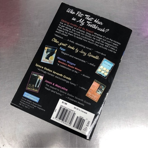 Who Put That Hair in my Toothbrush? by: Jerry Spinelli, paperback book - Picture 5 of 5